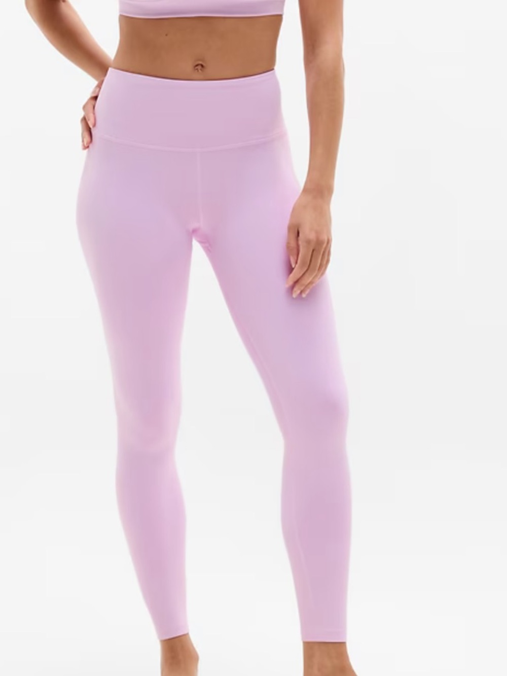 NWOT Athleta Elation High-Rise Legging in “Fleur”